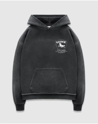 Duke + Dexter - DR Sponsors Washed Grey Hoodie