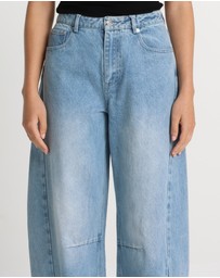 Madison The Label - Cora Barrel Jeans