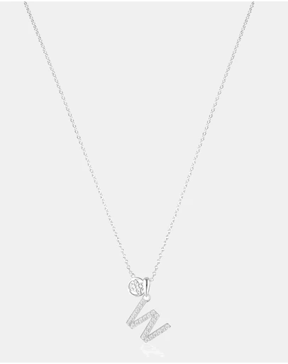 Georgini - Georgini Luxury Letters W Initial Pendant Silver