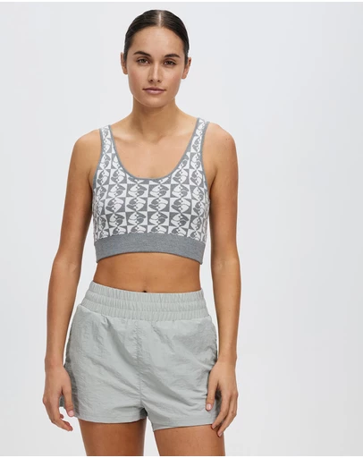 All Fenix - Jacquard Knit Crop Top