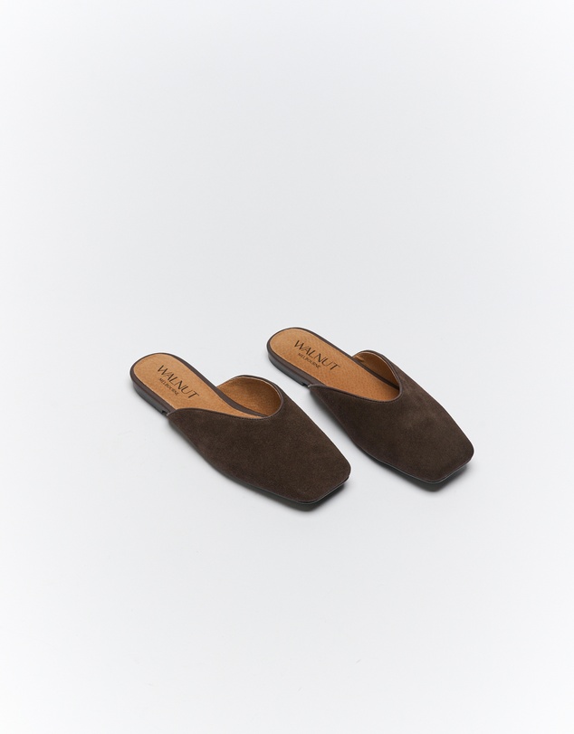 Walnut Melbourne - Tyla Leather Mule