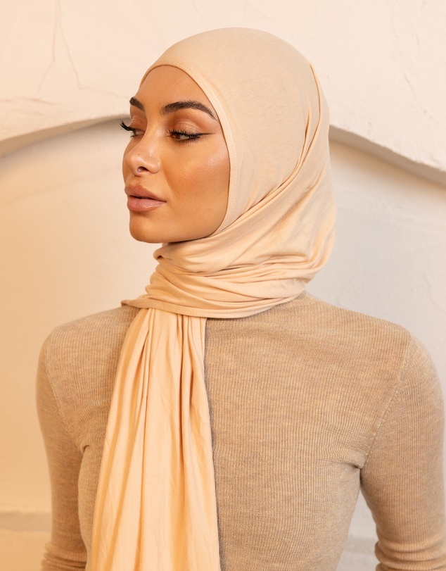 Mod Squad - Luxe Jersey Hijab- Clay