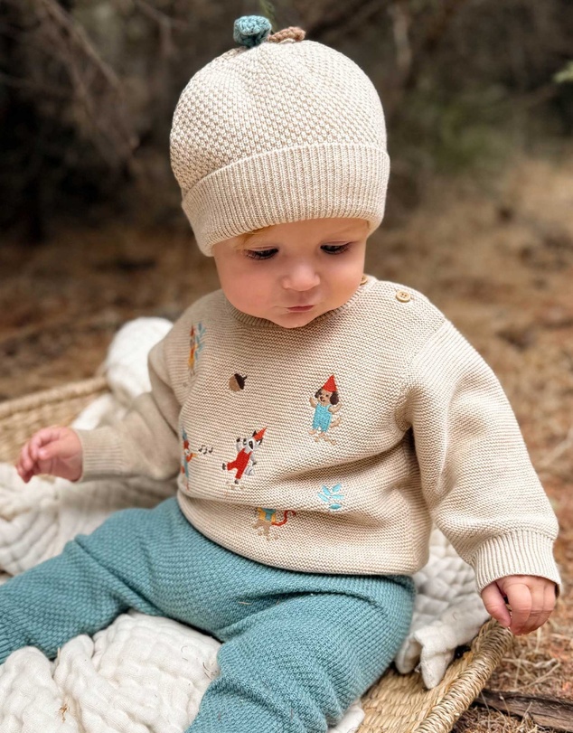Purebaby - Acorn Beanie -Kids-Babies