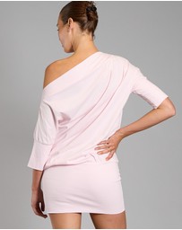 Love and Nostalgia - Gabby Ballet Tee Dress - Baby Pink