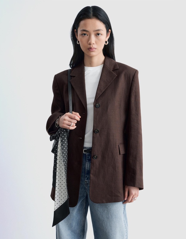 & Other Stories - Tapered Linen Blazer