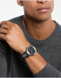 Michael Kors - Prescott Black Chronograph Watch