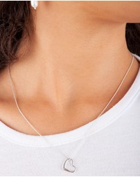 Lovisa - Sterling Silver Heart Pendant Necklace