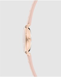 Ted Baker - Staciie 28mm Pink Dial and Embossed Leather Strap