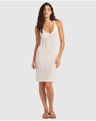 Seafolly - Crochet V-Neck Midi Dress