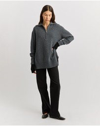Toorallie - Fine Rib Open Mitten