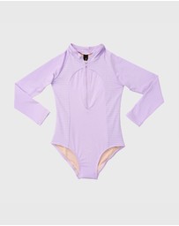 Aqua Blu Kids - Stepping Stones Long Sleeve One Piece - Kids