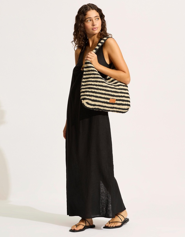 Seafolly - Raffia Stripe Tote Bag