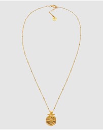Haze & Glory - ICONIC EXCLUSIVE - Necklace Lion Maahes in 925 Sterling Silver Gold Plated