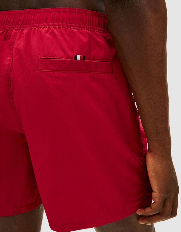 Tommy Hilfiger - Hilfiger Flag Mid Length Swim Shorts