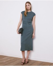 M.N.G - Midi-Dress With Draped Detail