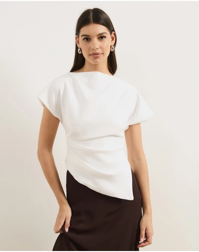 Atmos&Here - Poppy Ruched Waist Top
