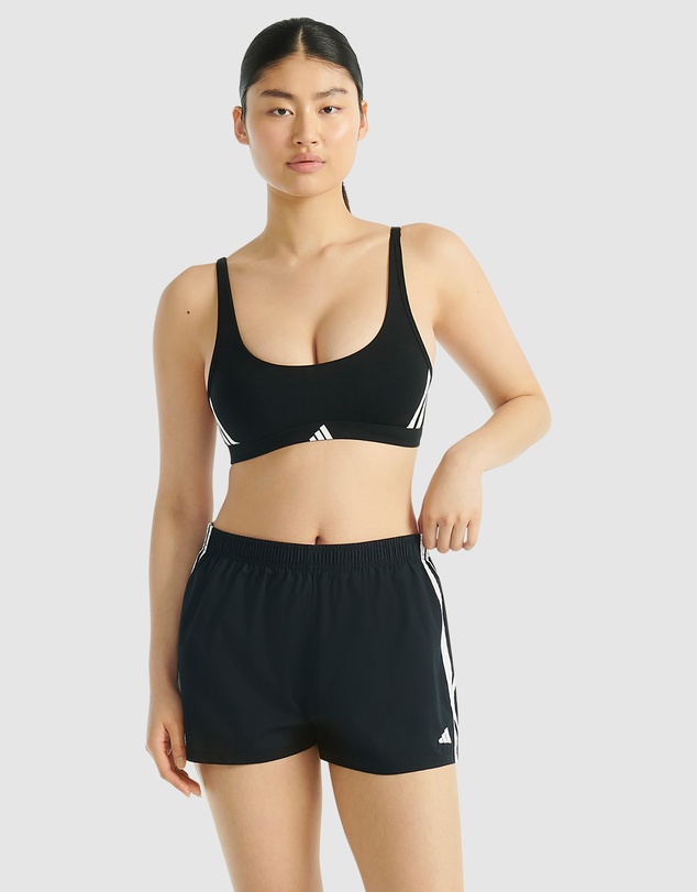 adidas Sportswear - Active Essentials Cotton 3 Stripes Scoop Bralette
