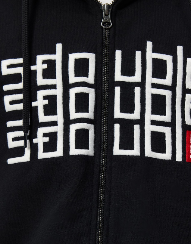 S Double - Triple Block Zip Hoodie