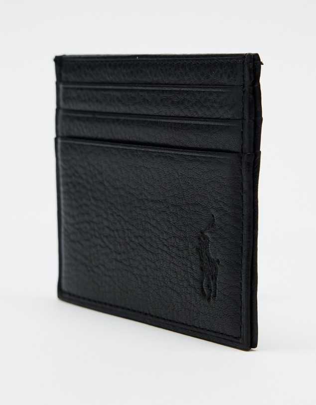 Polo Ralph Lauren - Pebbled Leather Card Case- ICONIC EXCLUSIVE
