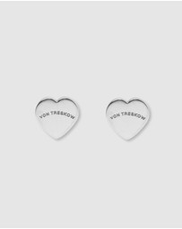 Von Treskow - Von Treskow Flat Heart Studs