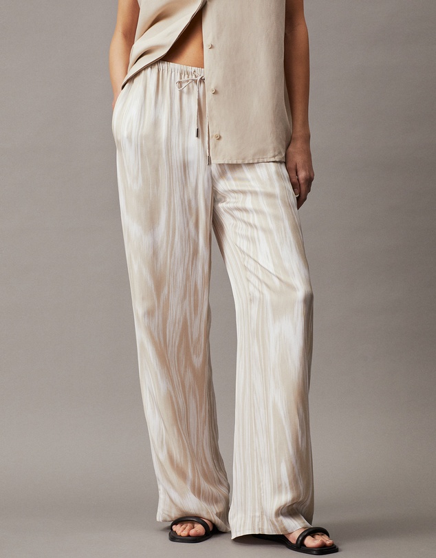 Calvin Klein - Relaxed Twill Printed Trousers