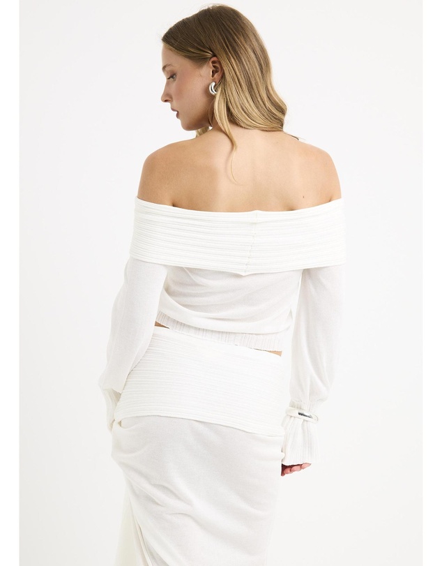 Subtitled - Palma Off Shoulder Knit Top