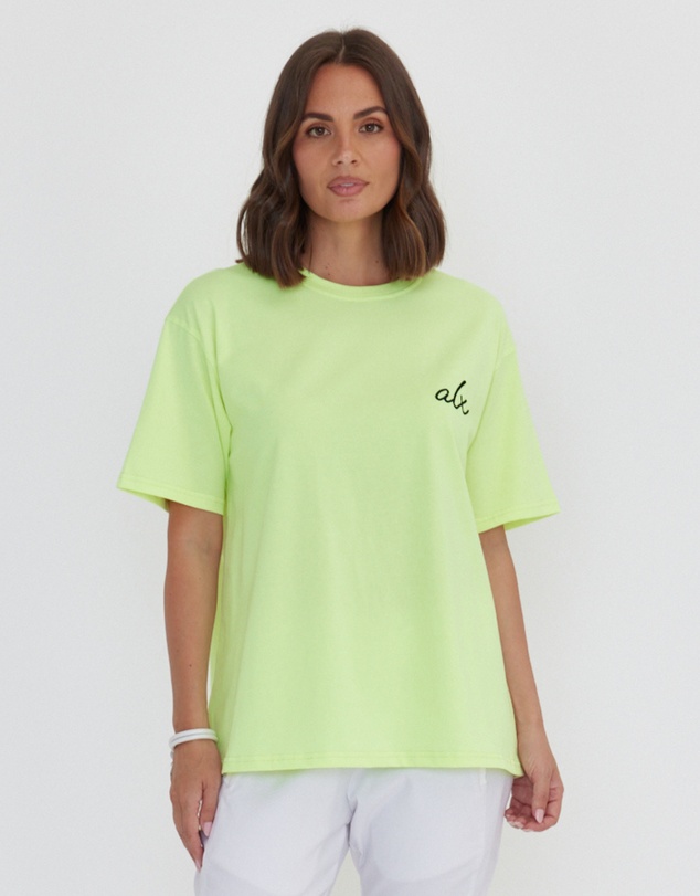 ALEXANDRA - Sole T-Shirt Fluro Yellow