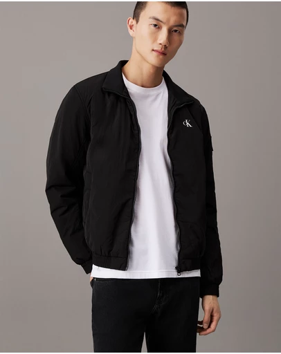 Calvin Klein Jeans - Padded Nylon Zip Up Jacket