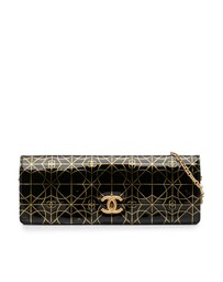 Pre-Loved by Azura Reborn - Pre-Loved Paris Moscou Vinyl Moujik Clutch with Chain