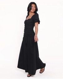 Petal & Pup - Denver Midi Dress - Black