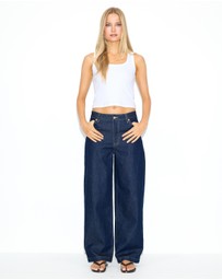 Dazie - Rio Mid Rise Straight Jeans