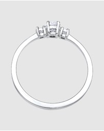 Elli Jewelry - Ring Zirconia 925 Sterling Silver