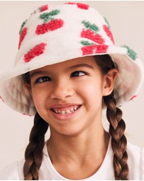 Huxbaby - Very Cherry Sherpa Bucket Hat - Babies-Kids