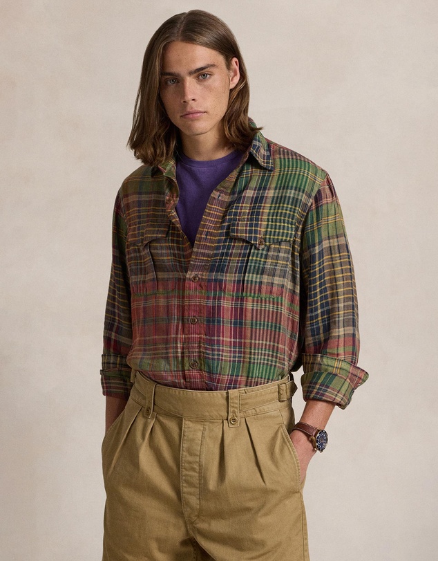 Polo Ralph Lauren - Classic Fit Plaid Linen Workshirt