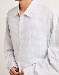 Black Noise White Rain - Mulder Long Sleeve Skate Shirt