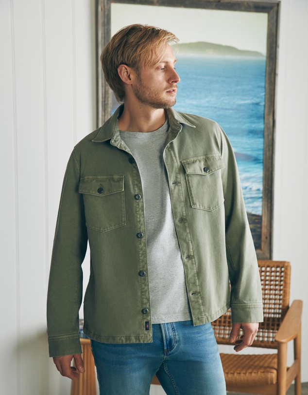 Faherty - Jersey Shirt Jacket
