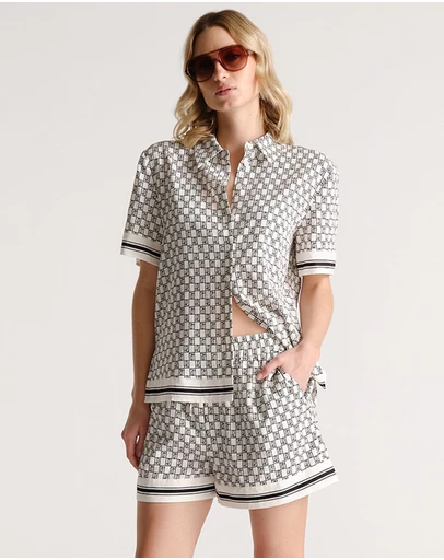 Decjuba - D-Luxe Monogram Shorts
