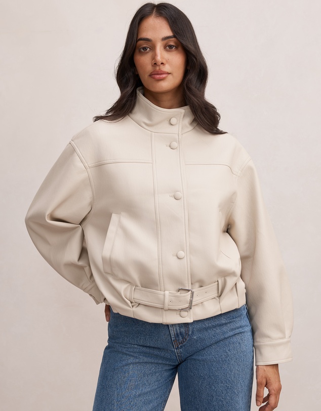 Forever New - Belle Belted Bomber Jacket