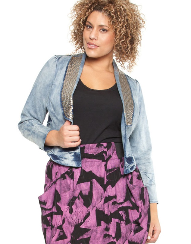 17 Sundays - Take Me Away Sequin Trim Crop Jacket