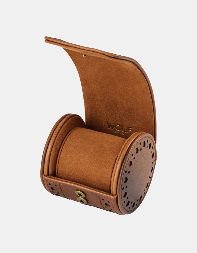 Wolf - WOLF Brogue Single Watch Roll