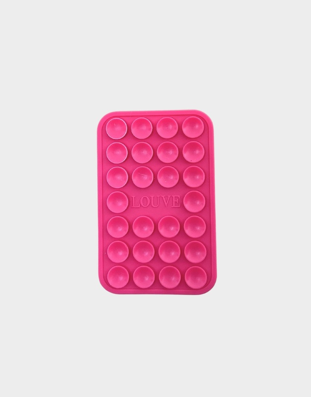 LOUVE COLLECTION - Suction Plate Phone Mount | Hot Pink