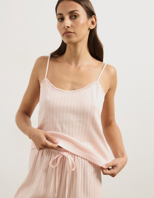 Atmos&Here - Melody Pointelle Cami & Pants Pyjama Set