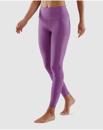 SKINS - SKINS Compression Series-3 Women's Travel/Recovery Long Tights Amethyst