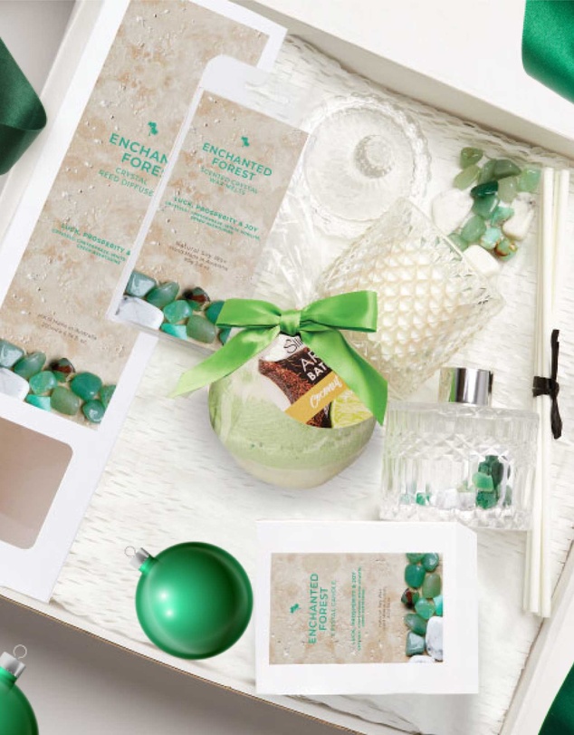 Silk Oil of Morocco - Enchanted Forest Crystal Deluxe Hamper