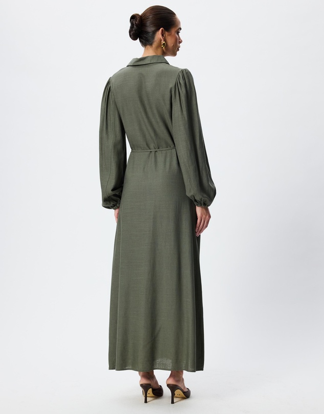 Tussah - Cara Blouson Sleeve Midi Dress