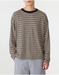 Bassike - Vintage Stripe LS T-Shirt