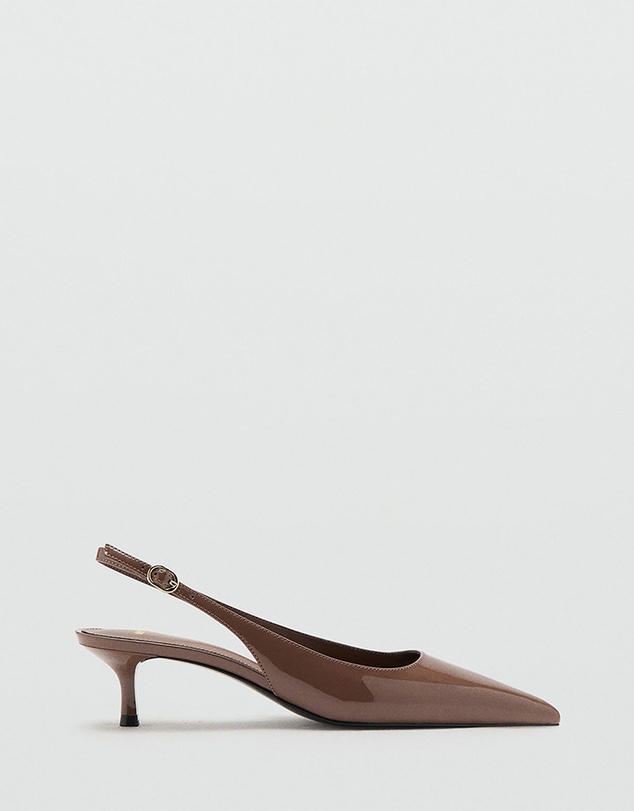 M.N.G - Kitten Heel Pointed Shoes