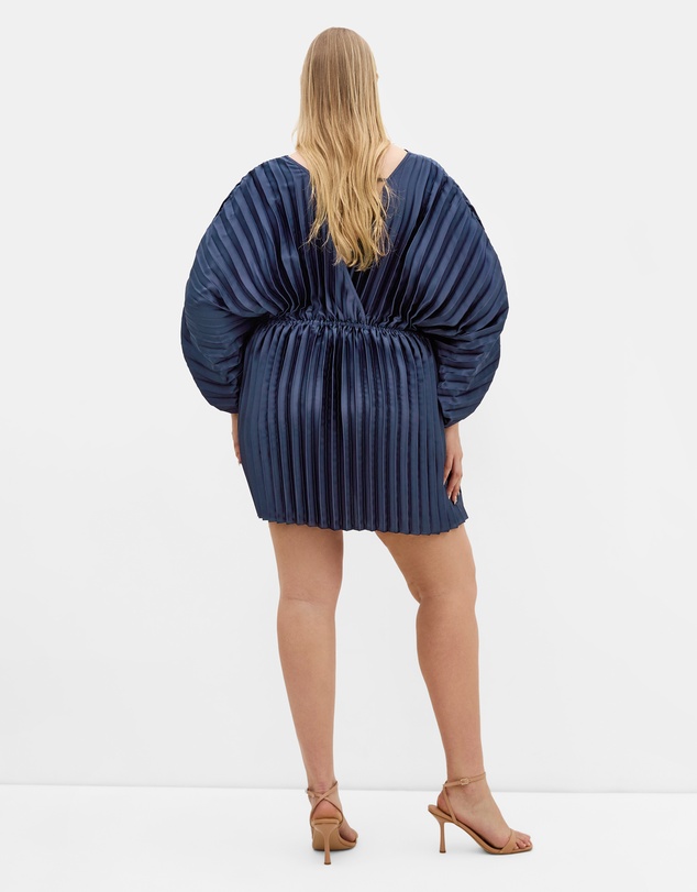 City Chic - Chloe Pleat Mini Dress