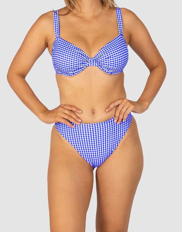 Baku Swimwear - Riviera High Waist Cheeky Bikini Bottom