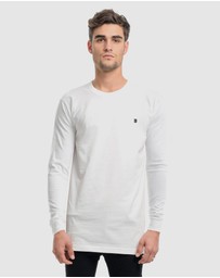 DVNT - Classic Embroidery Long Sleeve Tee
